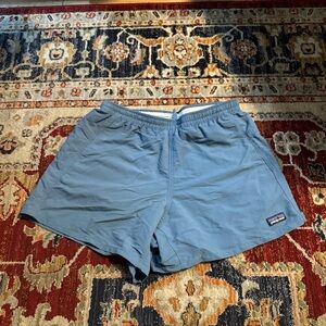 Patagonia Vintage Shorts Beach Men’s Small Blue